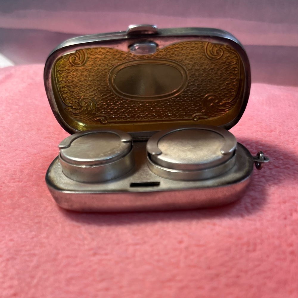 Antique Webster Sterling Coin Case